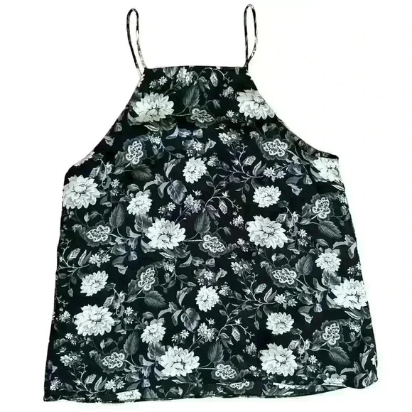 WAYF Women's Black Floral Posie Strappy Camisole, Size Small Where Are You From - Picture 12 of 12